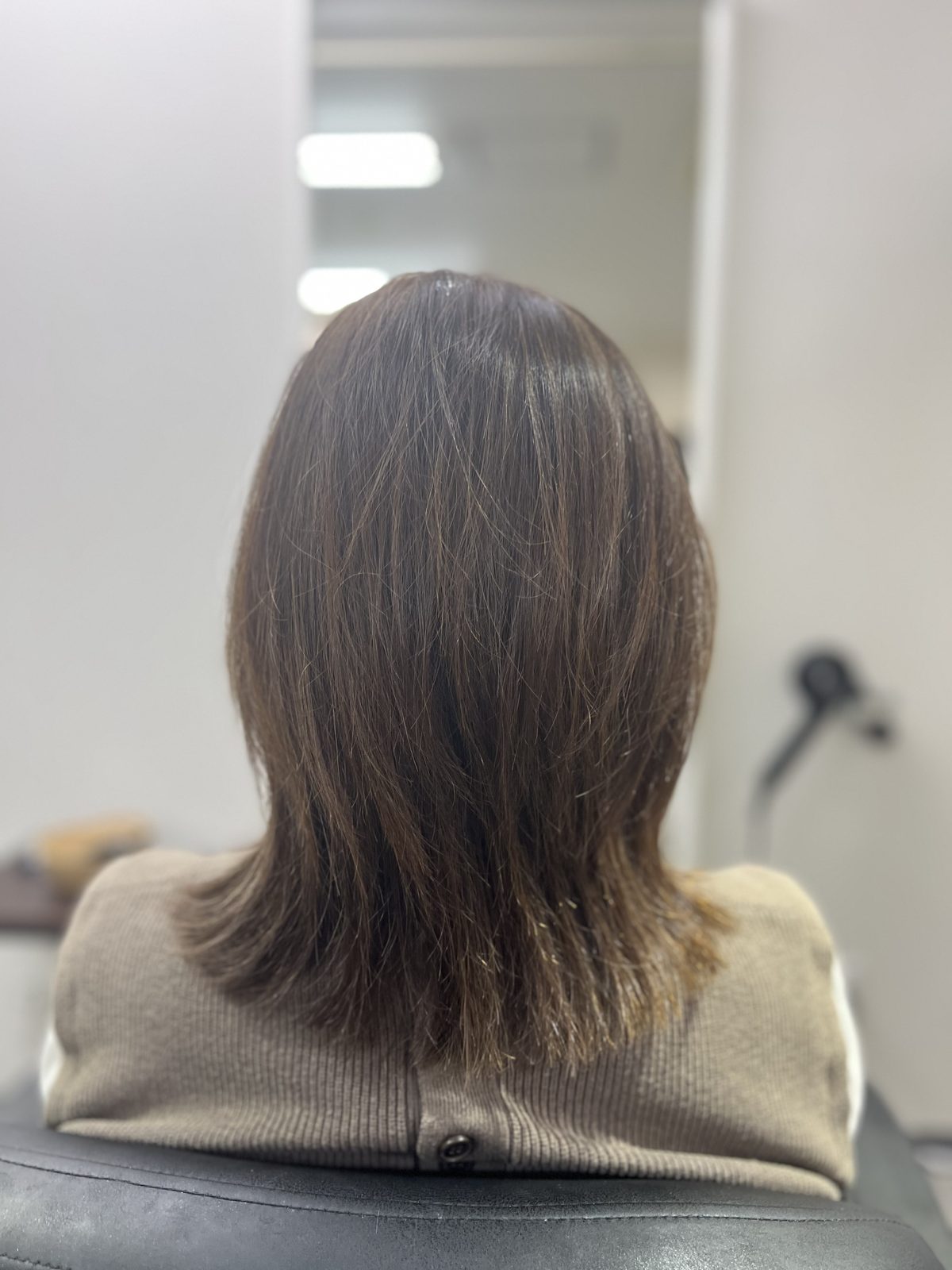 乾かすだけアフター